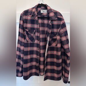 Men's Plaid Casual Button Down Shirt